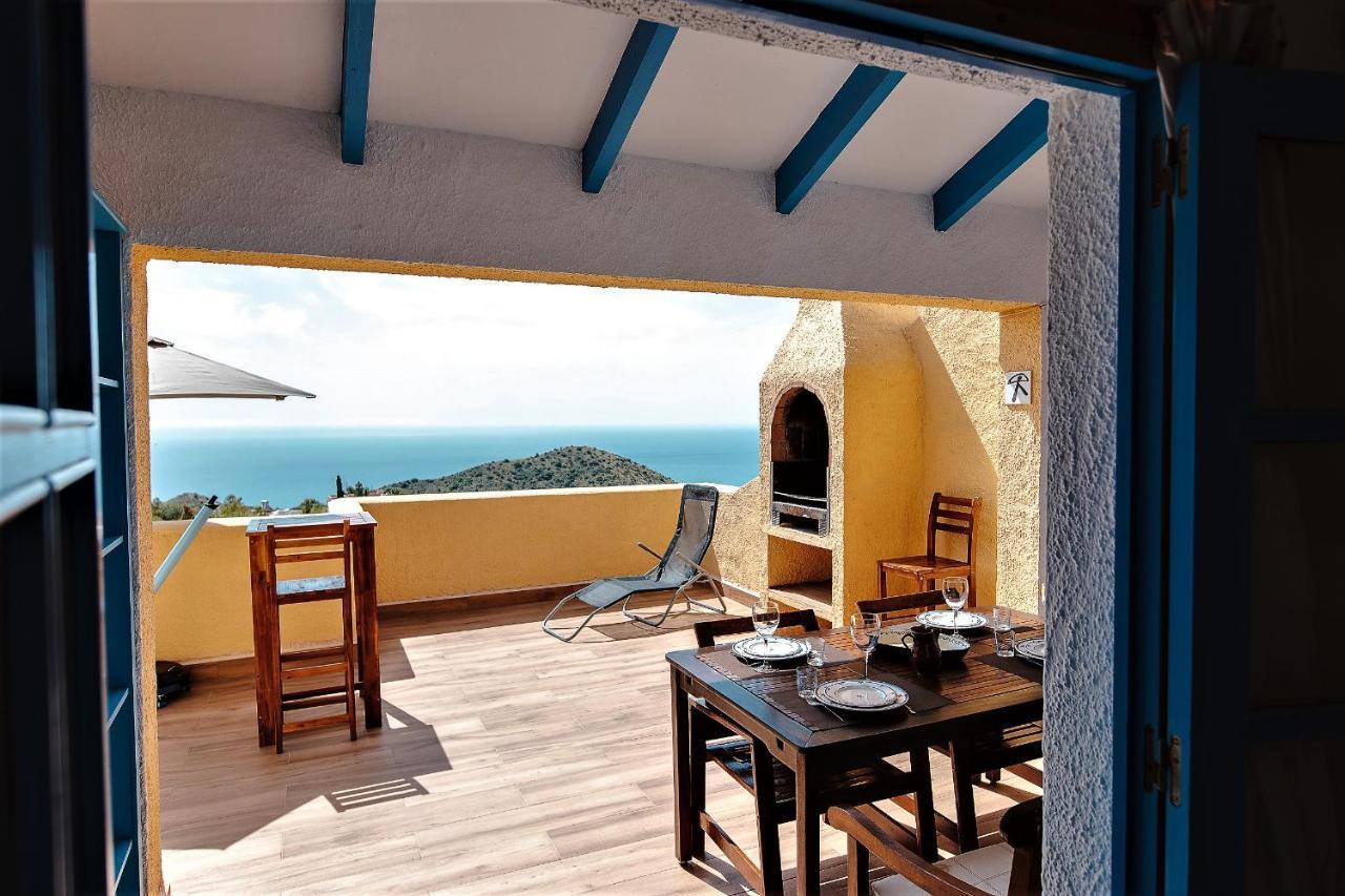 House With Terrace, Amazing Views And Private Shared Pool Villa Mojacar Exterior photo